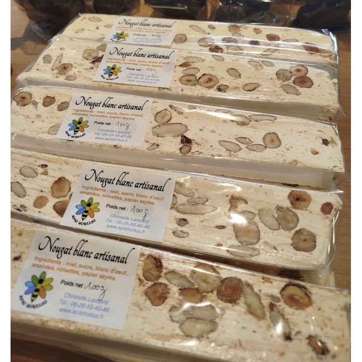 Nougat blanc artisanal