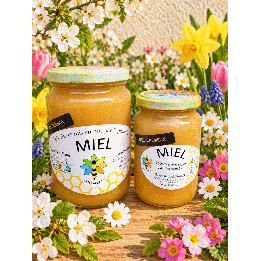 Miel de fleurs crémeux