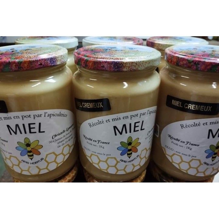 Miel de fleurs crémeux