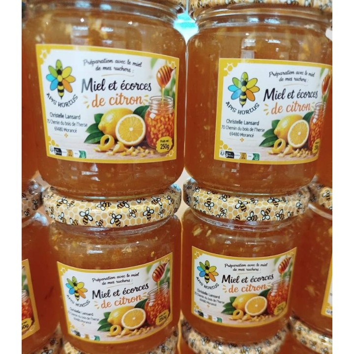 Miel et écorces de citron